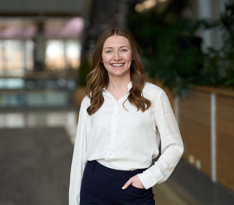 A color photograph of Donald Danforth Plant Science Center researcher Katie Murphy