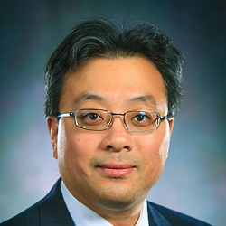 A color photograph of UIUC researcher Yu-Feng Forrest Lin