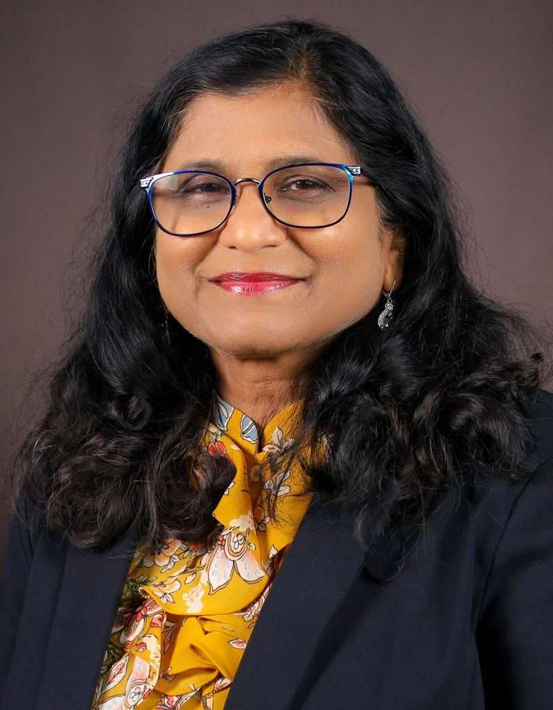 A color photograph of TGI researcher Rekha Meyer